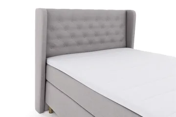 Select No 3 Komplett Sängpaket 140x200 Fast/Medium - Ljusgrå/Koppar - Products - Möbler - Säng - Kontinentalsäng