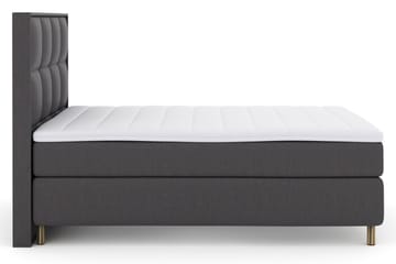Select No 3 Komplett Sängpaket 140x200 Fast/Medium - Mörkgrå/Koppar - Products - Möbler - Säng - Kontinentalsäng
