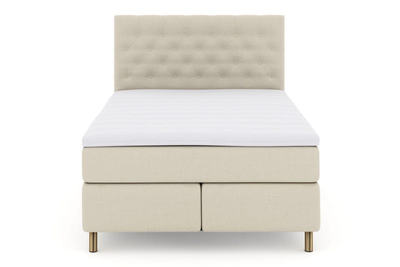 Select No 3 Komplett Sängpaket 160x200 Fast, Beige/Koppar