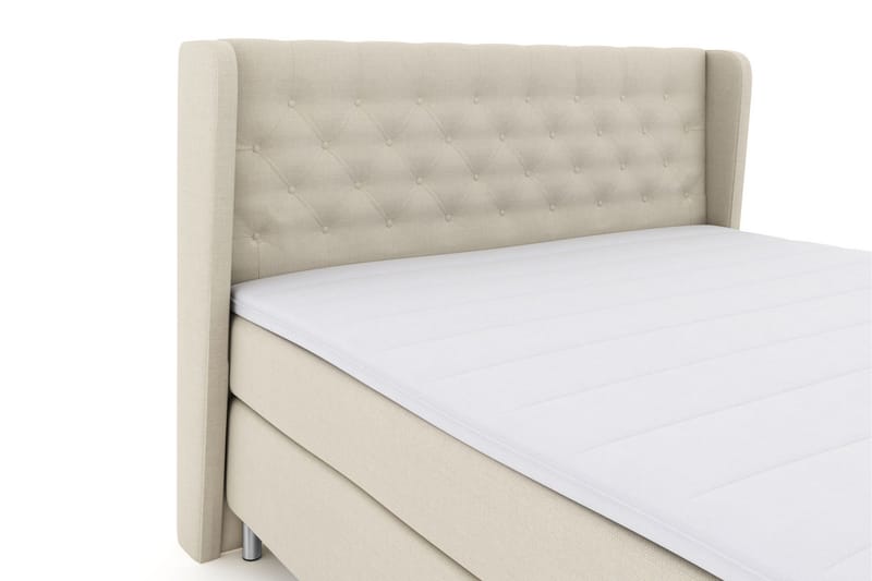 Select No 3 Komplett Sängpaket 210x210 Fast/Medium - Beige/Metall - Products - Möbler - Säng - Kontinentalsäng
