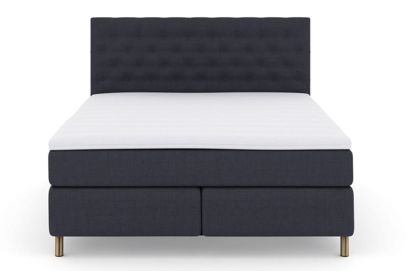 Select No 3 Kontinentalsäng 180x200 Medium, Blå/Koppar