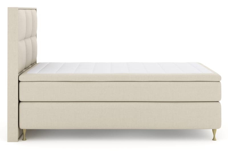 Select No 4 Komplett Sängpaket 120x200 Fast, Beige/Guld
