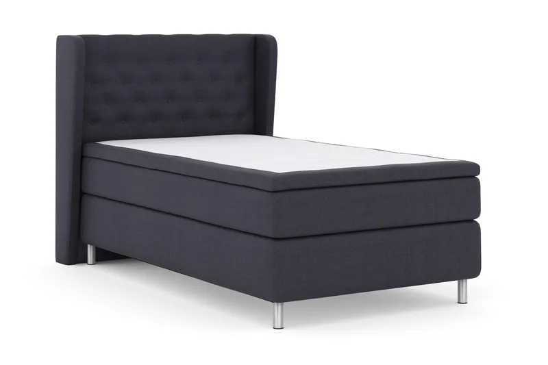 Select No 4 Komplett Sängpaket 120x200 Fast - Blå/Metall - Products - Möbler - Säng - Enkelsäng