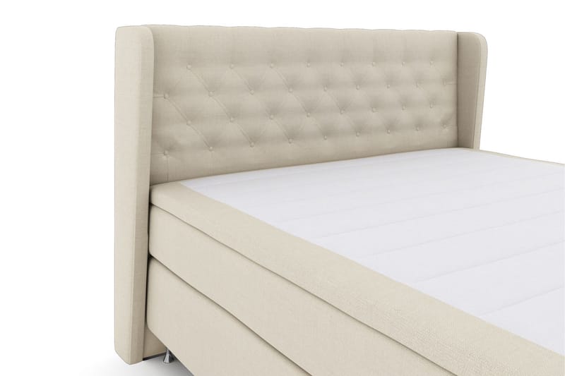 Select No 4 Komplett Sängpaket 160x200 Fast - Beige/Silver - Products - Möbler - Säng - Kontinentalsäng