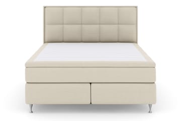 Select No 4 Komplett Sängpaket 180x200 Fast - Beige/Silver - Products - Möbler - Säng - Kontinentalsäng
