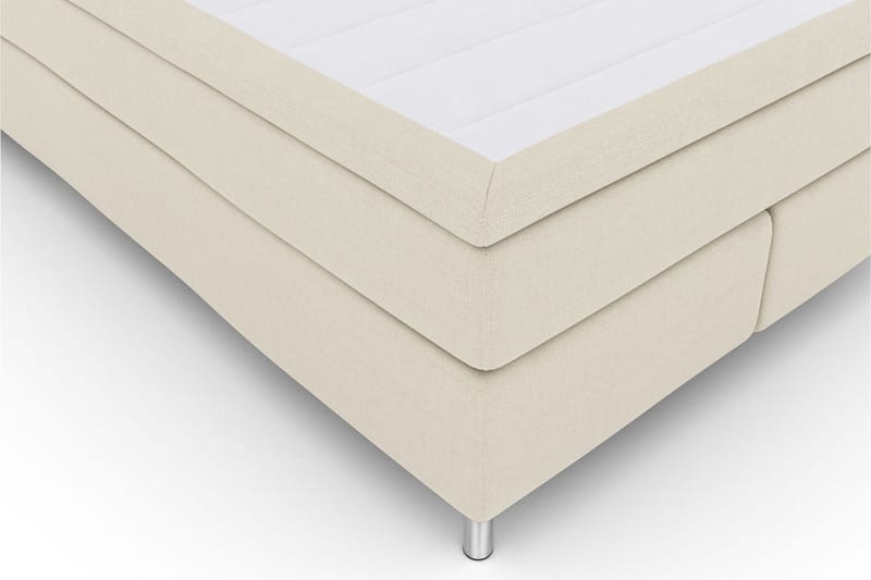 Select No 4 Kontinentalsäng 140x200 Fast - Beige/Metall - Products - Möbler - Säng - Kontinentalsäng