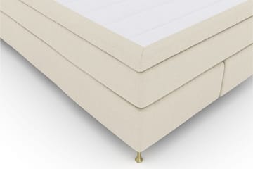 Select No 4 Kontinentalsäng 160x200 Fast/Medium - Beige/Guld - Products - Möbler - Säng - Kontinentalsäng