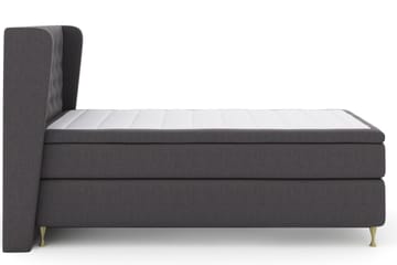 Select No 5 Komplett Sängpaket 120x200 Medium Watergel - Mörkgrå/Guld - Products - Möbler - Säng - Enkelsäng