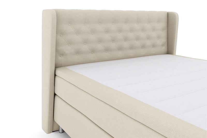 Select No 5 Komplett Sängpaket 210x210 Fast Watergel - Beige/Metall - Products - Möbler - Säng - Kontinentalsäng