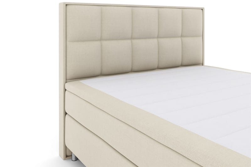 Select No 5 Komplett Sängpaket 210x210 Fast Watergel - Beige/Metall - Products - Möbler - Säng - Kontinentalsäng