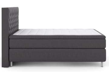 Select No 5 Kontinentalsäng 140x200 Fast/Medium Latex - Mörkgrå/Metall - Products - Möbler - Säng - Kontinentalsäng