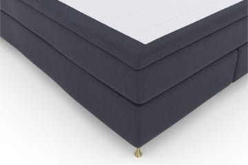 Select No 5 Kontinentalsäng 210x210 Fast Latex - Blå/Guld - Products - Möbler - Säng - Kontinentalsäng