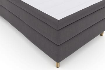 Select No 6 Kontinentalsäng 120x200 Fast Watergel - Mörkgrå/Koppar - Products - Möbler - Säng - Enkelsäng