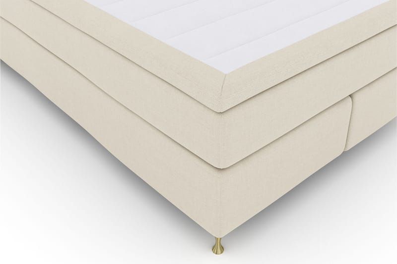 Select No 6 Kontinentalsäng 140x200 Fast Latex/Memory - Beige/Guld - Products - Möbler - Säng - Kontinentalsäng
