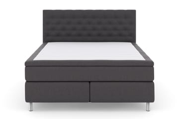 Select No 6 Kontinentalsäng 160x200 Medium Latex/Memory - Mörkgrå/Metall - Products - Möbler - Säng - Kontinentalsäng