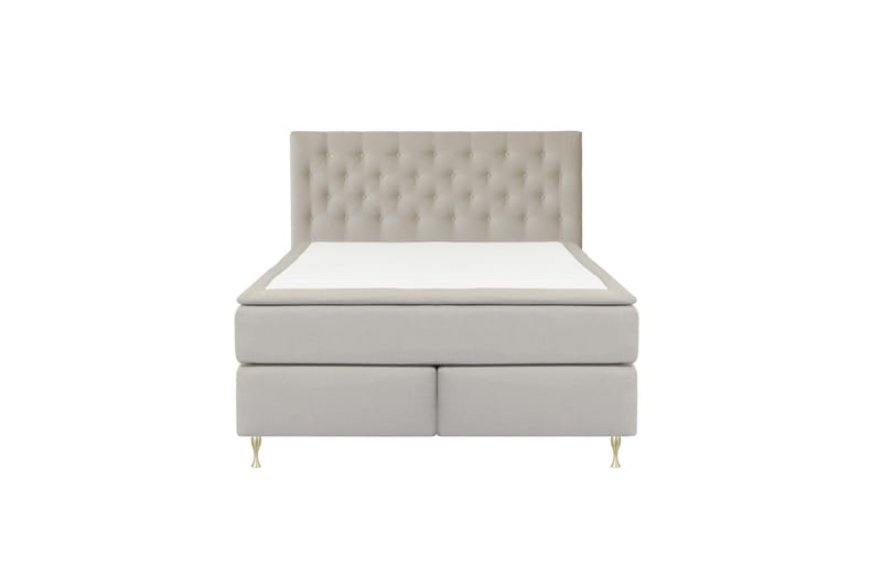 Select No 6 Kontinentalsäng 180x200 Fast Latex/Memory, Beige/Guld