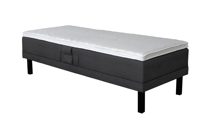 Select Ställbar Säng 80x200 cm, Mörkgrå