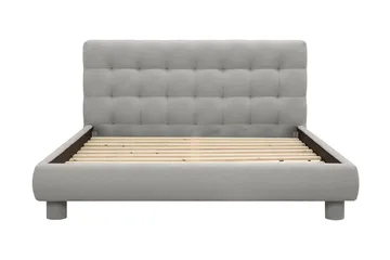 Teddy Komplett Sängpaket Sängram med Madrass 160x200 cm - Grå - Products - Möbler - Säng - Komplett sängpaket