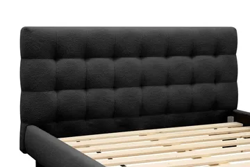 Teddy Komplett Sängpaket Sängram med Madrass 160x200 cm - Svart - Products - Möbler - Säng - Komplett sängpaket
