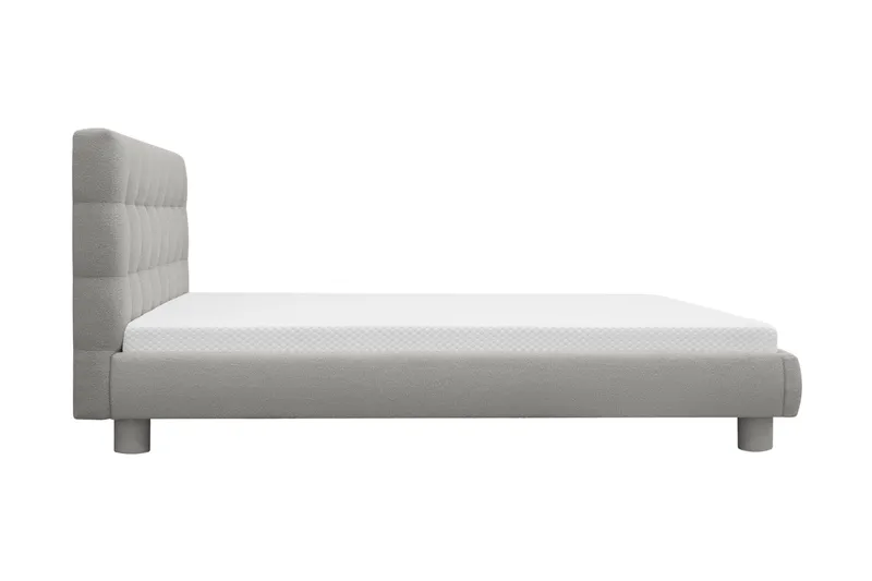 Teddy Komplett Sängpaket Sängram med Madrass 180x200 cm - Grå - Products - Möbler - Säng - Komplett sängpaket