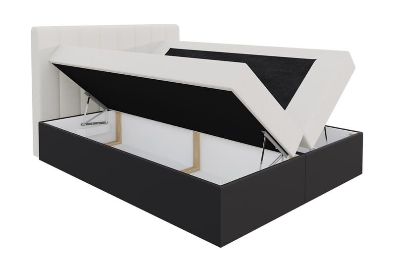 Vasil Kontinentalsäng 200x200 - Grå - Products - Möbler - Säng - Säng med förvaring