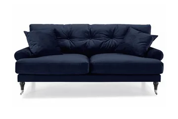 Andrew 2-sits Sammetssoffa