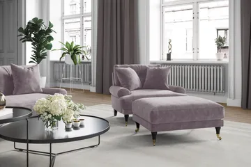 Andrew 2-sits Sammetssoffa - Lila - Products - Möbler - Soffa - 2 sits soffa
