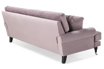 Andrew 3-sits Sammetssoffa - Lila - Products - Möbler - Soffa - 3 sits soffa