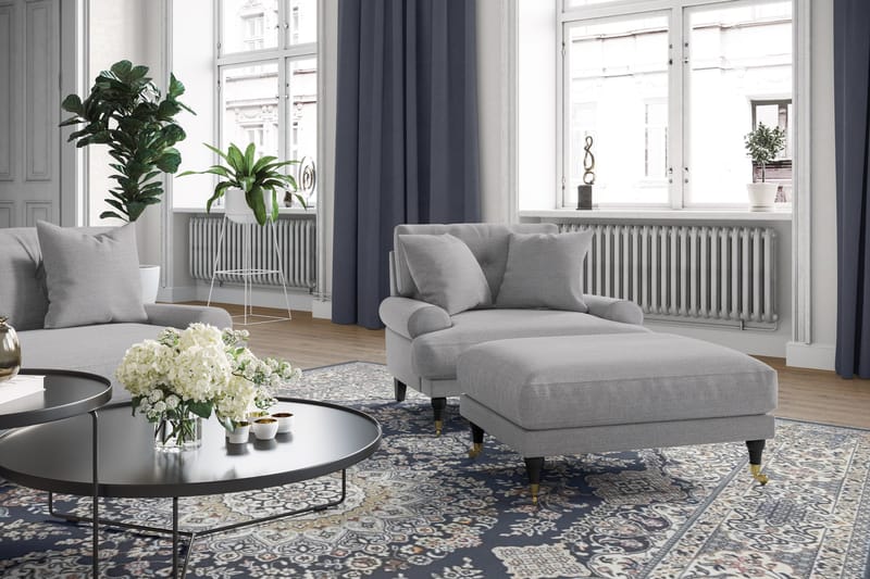 Andrew 3-sits Tygsoffa - Grå - Products - Möbler - Soffa - 3 sits soffa