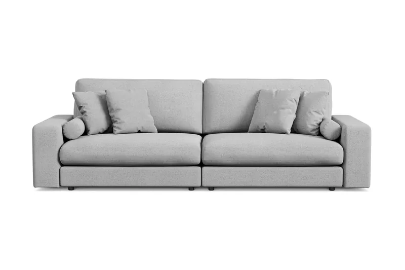 Arken Lyx 4-sits Djup Soffa i Tyg, Ljusgr å