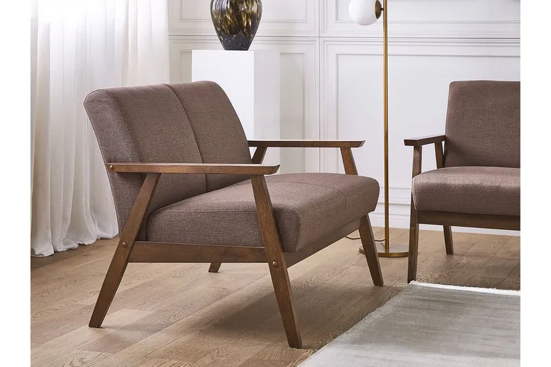 Asnes 2-sits Soffa - Brun - Products - Möbler - Soffa - 2 sits soffa