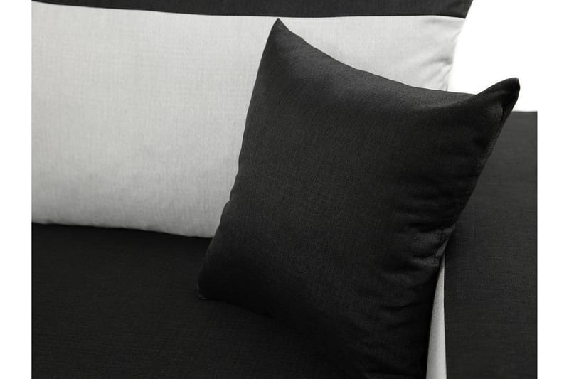 Alvared 3-sits Hörnbäddsoffa Universal - Röd/Svart - Products - Möbler - Soffa - Bäddsoffa - Bäddsoffa divan