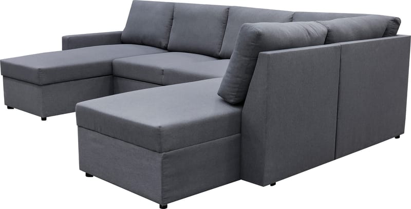 Bäddsoffa Dream U-form - Mörkgrå - Products - Möbler - Soffa - Bäddsoffa - U bäddsoffa