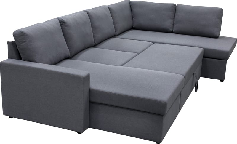 Bäddsoffa Tärnö U-modell - Mörkgrå - Products - Möbler - Soffa - Bäddsoffa - Bäddsoffa divan