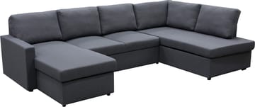 Bäddsoffa Tärnö U-modell - Mörkgrå - Products - Möbler - Soffa - Bäddsoffa - Bäddsoffa divan