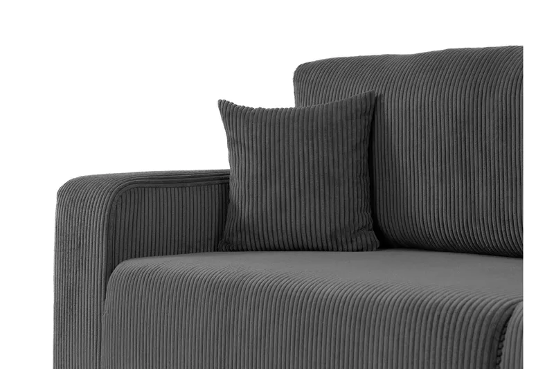 Barile Bäddsoffa 3-sits i Plysch - Vit - Products - Möbler - Soffa - Bäddsoffa - 3 sits bäddsoffa