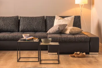 Cillo 2-sits Bäddsoffa - Svart/Grå - Products - Möbler - Soffa - Bäddsoffa - U bäddsoffa