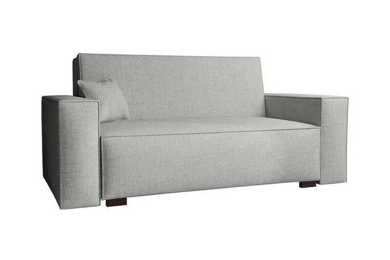 Denegal 2-sits liten bäddsoffa i Tyg, Grå