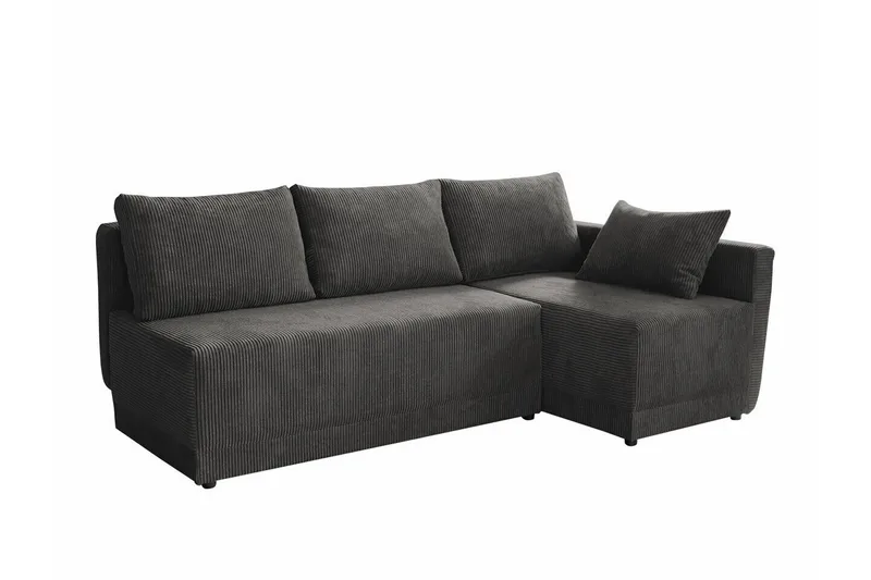 Denegal 3-sits Hörnbäddsoffa Dark grey