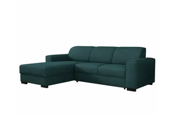 Denegal 3-sits Hörnbäddsoffa Green - Products - Möbler - Soffa - Bäddsoffa - Bäddsoffa divan