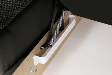 Dynir Stor Hörnb äddsoffa Divan med Förvaring Vänster - Grå / Svart - Products - Möbler - Soffa - Bäddsoffa - Bäddsoffa längsbäddad