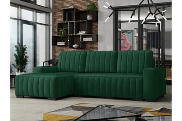 Esher 4-sits Bäddsoffa Vänster - Grön - Products - Möbler - Soffa - Bäddsoffa - Bäddsoffa divan