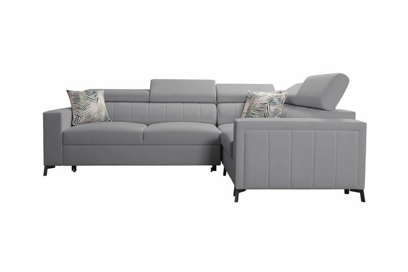 Galbally 3-sits Hörnbäddsoffa Light grey - Products - Möbler - Soffa - Bäddsoffa - Hörnbäddsoffa