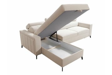 Galbally 3-sits Hörnbäddsoffa Pink - Products - Möbler - Soffa - Bäddsoffa - Hörnbäddsoffa