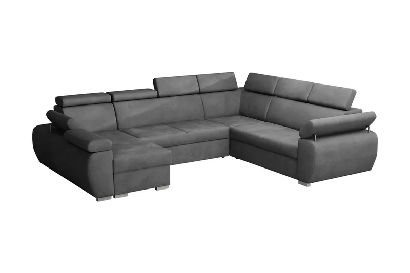Halliday Hörnsoffa Vänster, Mörkgrå