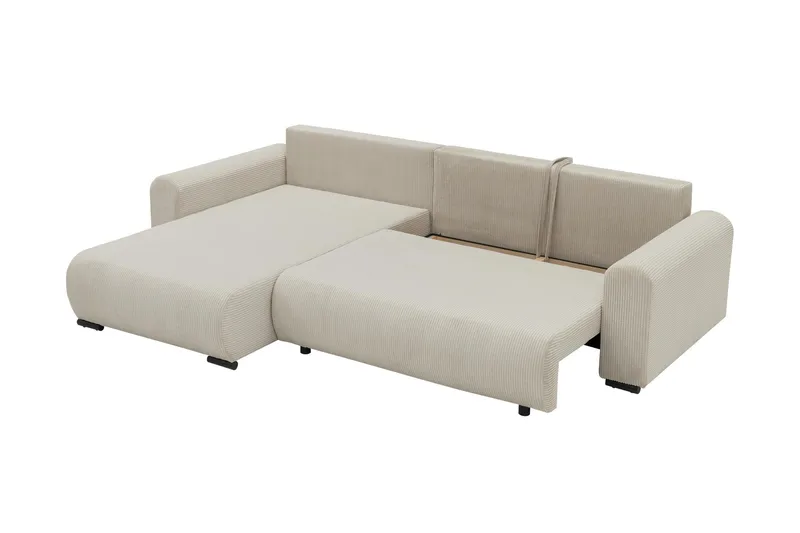 Handda Bäddsoffa med Divan 3-sits i Sammet - Gul - Products - Möbler - Soffa - Bäddsoffa - Bäddsoffa divan