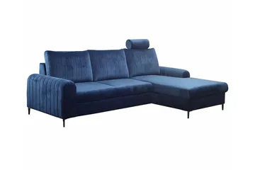 Kintore 3-sits Hörnbäddsoffa Dark blue - Products - Möbler - Soffa - Bäddsoffa - Hörnbäddsoffa