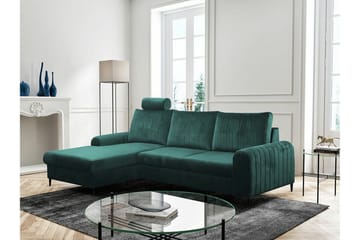 Kintore 3-sits Hörnbäddsoffa Dark green - Products - Möbler - Soffa - Bäddsoffa - Bäddsoffa divan