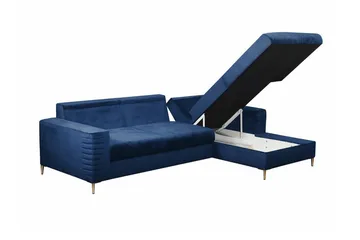 Kintore 3-sits Hörnbäddsoffa Light grey/Dark grey - Products - Möbler - Soffa - Bäddsoffa - Bäddsoffa divan