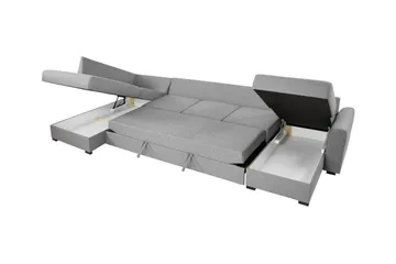 Kintore 6-sits Hörnbäddsoffa Beige/Light beige - Products - Möbler - Soffa - Bäddsoffa - Bäddsoffa divan